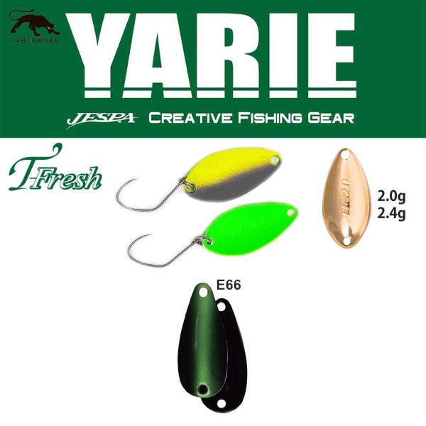 Yarie 708T T-Fresh 2,4gr E66 Fits Green Löffelblinker