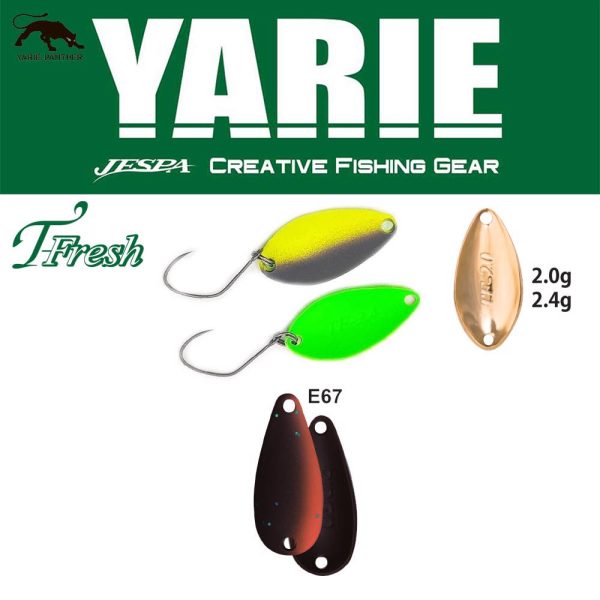 Yarie 708T T-Fresh 2,4gr E67 Winner Brown Löffelblinker
