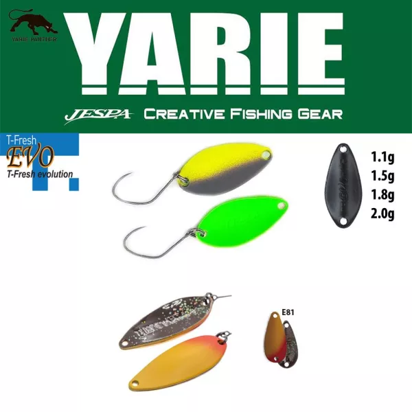 Yarie 708T T-Fresh 2,4gr E81 Murasaki Uni Löffelwobbler