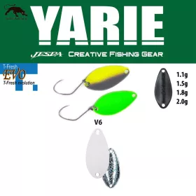 Yarie 710T T-Fresh Evo 1,1gr V6 Uzagin Spoon-Blinker