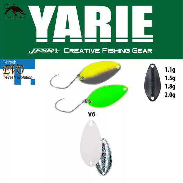 Yarie 710T T-Fresh Evo 1,5gr V6 Uzagin Löffelblinker