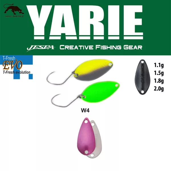 Yarie 710T T-Fresh Evo 1,5gr W4 Norinori Pink Löffelblinker