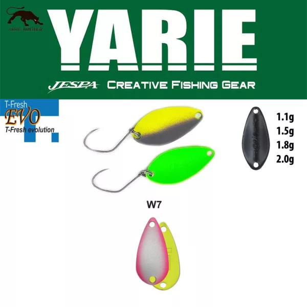 Yarie 710T T-Fresh Evo 1,5gr W7 WPN-N Löffelblinker
