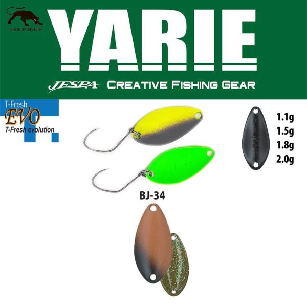 Yarie 710T T-Fresh Evo 1,8gr BJ-34 Bahun Uni Löffelblinker