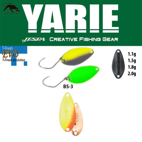 Yarie 710T T-Fresh Evo 1,8gr BS-3 First Lemon Löffelblinker