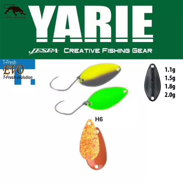 Yarie 710T T-Fresh Evo 1,8gr H6 Daidai Squash Löffel Blinker