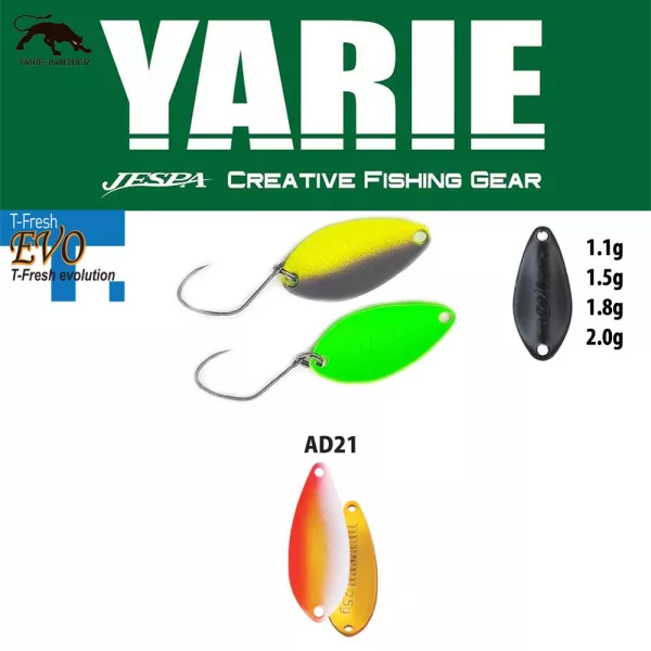 Yarie 710T T-Fresh Evo 2,0gr AD21 Uzakin Kanallöffel