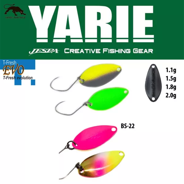Yarie 710T T-Fresh Evo 2,0gr BS-22 Dragon Fruit Löffelblinker