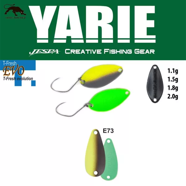 Yarie 710T T-Fresh Evo 2,0gr E73 Choco Lemon Löffelblinker