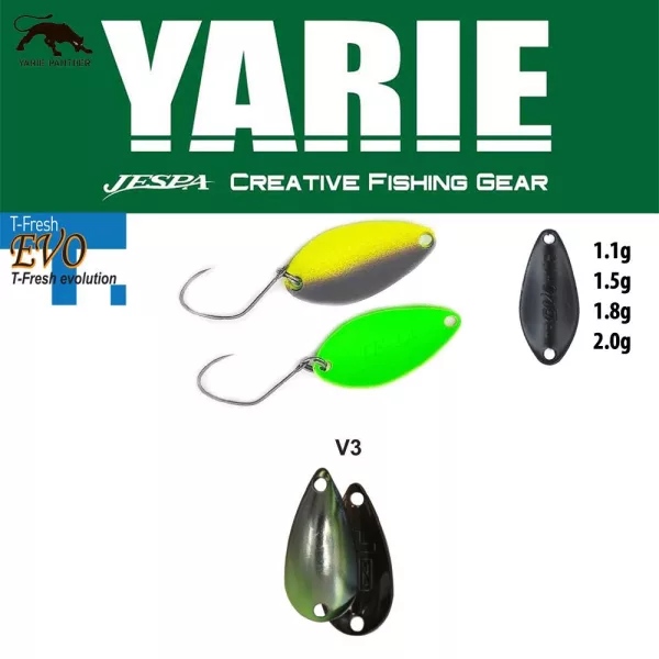 Yarie 710T T-Fresh Evo 2,0gr V3 Ayu Löffelblinker