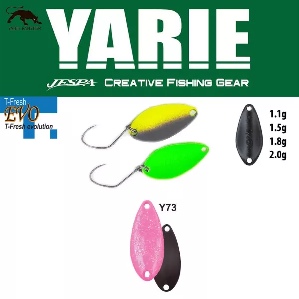 Yarie 710T T-Fresh Evo 2,0gr Y73 Pink Holo Kanal Blinker