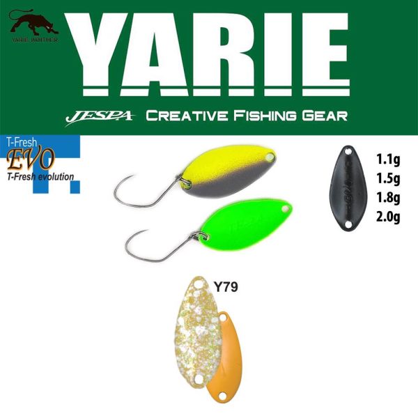 Yarie 710T T-Fresh Evo 2,0gr Y79 Zarame Löffelblinker