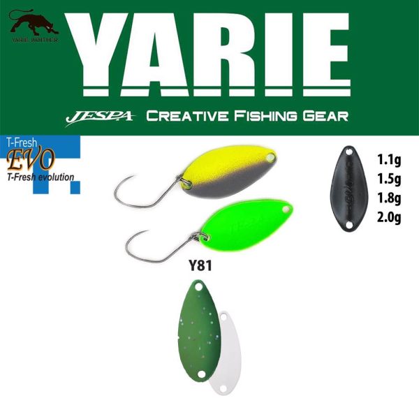 Yarie 710T T-Fresh Evo 2,0gr Y81 Cucumber Löffelköder