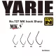 Yarie 727 MK Sharp 06 Barbless Öhrhaken, Widerhakenlos, Einzelhaken für Raubfische 16 Stk.