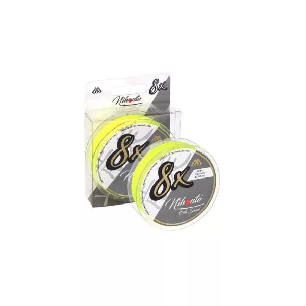 Mikado Nihonto Octa 0,16mm 150m Fluo Geflochtene Hauptschnur