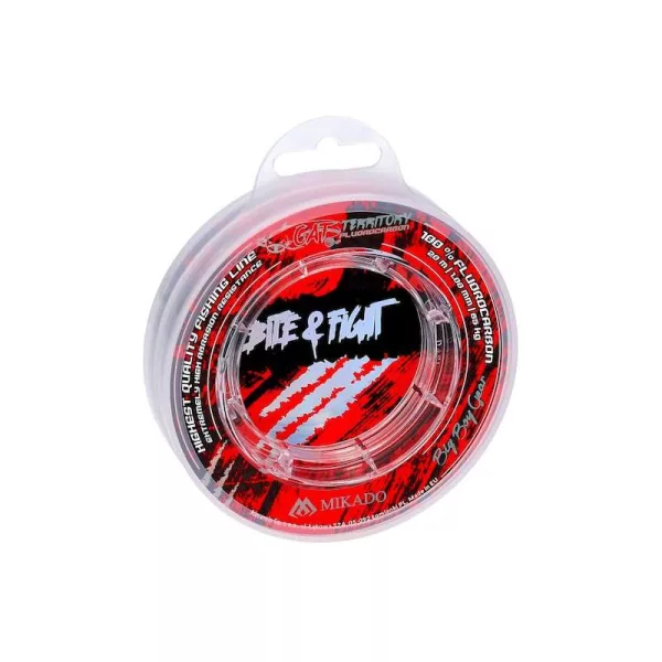 Mikado Welsgebiet 0,5mm 20m Fluorocarbon Vorfach